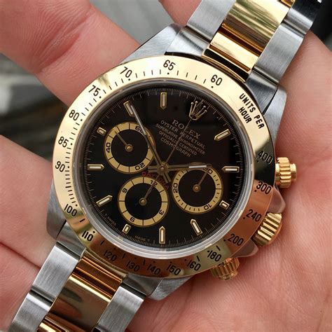 rolex daytona zenith two tone